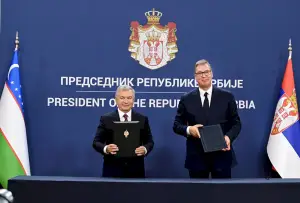 Шавкат Мирзијојев и Александар Вучић